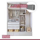 Guarda-roupa Infantil 4 Portas 5 Gavetas 100% Mdf Aconchego B
