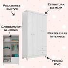 Guarda Roupa Infantil 4 Portas 6310 Incc