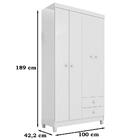 Guarda Roupa Infantil 4 Portas 6310 Incc