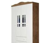 Guarda-roupa Infantil 4 Portas Com Janela 2 Gavetas Ariel Car