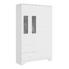 Guarda-roupa Infantil 4 Portas Com Janelas E 2 Gavetas 100% M