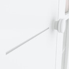 Guarda-roupa Infantil 4 Portas Com Vidro Aquarela  Cristal/br