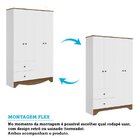 Guarda Roupa Infantil 4 Portas E 2 Gavetas 100% Mdf Cocada Br