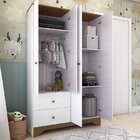 Guarda Roupa Infantil 4 Portas E 2 Gavetas 100% Mdf Cocada Br