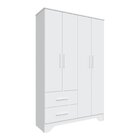 Guarda-roupa Infantil 4 Portas E 2 Gavetas 100% Mdf Liam Bran