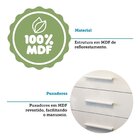 Guarda-roupa Infantil 4 Portas E 2 Gavetas 100% Mdf Liam Bran