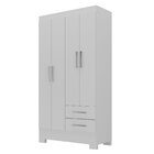 Guarda Roupa Infantil 4 Portas E 2 Gavetas Amy Espresso Móvei