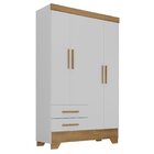 Guarda Roupa Infantil 4 Portas E 2 Gavetas Tic Tac