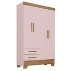 Guarda Roupa Infantil 4 Portas E 2 Gavetas Tic Tac