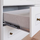 Guarda Roupa Infantil 4 Portas E 4 Gavetas Americano Branco -