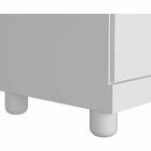 Guarda Roupa Infantil 4 Portas Fofura Permobili Branco