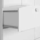 Guarda Roupa Infantil 4 Portas Fofura Permobili Branco