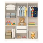 Guarda-roupa Infantil 6 Portas 100% Mdf 164cm Stellari Espres