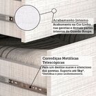 Guarda-roupa Infantil 6 Portas 100% Mdf 164cm Stellari Espres