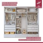 Guarda-roupa Infantil 6 Portas 9 Gavetas 100% Mdf Encanto Bra