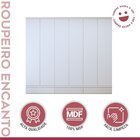 Guarda-roupa Infantil 6 Portas 9 Gavetas 100% Mdf Encanto Bra
