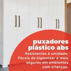 Guarda-roupa Infantil 6 Portas Poesia Branco