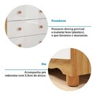 Guarda-roupa Infantil 91cm 3 Portas 3 Gavetas Com Janelas E P