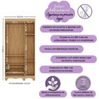 Guarda-roupa Infantil 92cm 3 Portas E 2 Gavetas Dengo Multimó