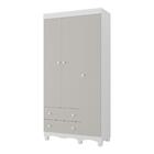 Guarda-roupa Infantil 92cm 3 Portas E 2 Gavetas Dengo Multimó
