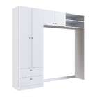 Guarda-roupa Infantil Aconchego 4 Pt 2 Gv Branco