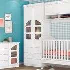 Guarda Roupa Infantil Alice Branco