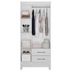 Guarda Roupa Infantil Ambiente Lima 3 Portas Branco Flex - Mo
