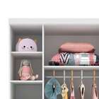 Guarda-roupa Infantil Amore 3 Pt 2 Gv Neve