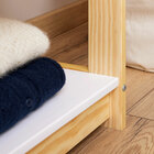 Guarda Roupa Infantil Arara Madeira Montessoriana Natural Bra