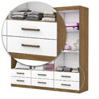 Guarda Roupa Infantil Ariel 6 Portas 6 Gavetas