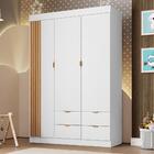 Guarda Roupa Infantil Ayla 3 Portas E 4 Gavetas - Phoenix Baby