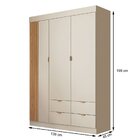 Guarda Roupa Infantil Ayla 3 Portas E 4 Gavetas - Phoenix Baby