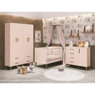 Guarda Roupa Infantil Ayla Reller Móveis Rosa Fosco