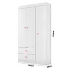 Guarda Roupa Infantil Carruagem 3 Portas Branco