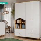 Guarda Roupa Infantil Casinha 4 Portas 4 Gavetas 100% Mdf Per