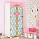 Guarda Roupa Infantil Castelo E Cama Princesas Rosa