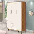 Guarda Roupa Infantil Com 03 Porta Sol Freijo/areia Planet Ba