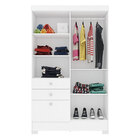 Guarda Roupa Infantil Com 4 Portas E 3 Gavetas Ciranda-rodial