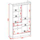 Guarda Roupa Infantil Com 4 Portas E 3 Gavetas Ciranda-rodial