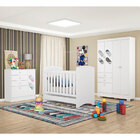 Guarda Roupa Infantil Com 4 Portas E 3 Gavetas Ciranda-rodial