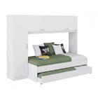 Guarda-roupa Infantil Com Cama Auxiliar Embutida Espresso Móv