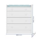 Guarda Roupa Infantil Com Cantoneira E Cômoda Com Trocador Do