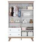 Guarda Roupa Infantil Confete 4 Portas E 2 Gavetas - Móveis H