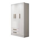 Guarda Roupa Infantil Davi 3 Portas 2 Gavetas Branco Tana Dec