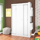 Guarda Roupa Infantil Doce Cheiro Gr50 3 Portas Branco - Art