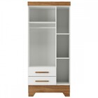 Guarda-roupa Infantil Doce Sonho 3 Portas 2 Gavetas Branco/na