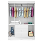 Guarda Roupa Infantil Duda 4 Portas Branco Phoenix