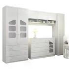 Guarda Roupa Infantil Eloísa 01 Porta Phoenix Baby Branco