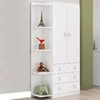 Guarda-roupa Infantil Enzo 2 Pt 3 Gv Branco