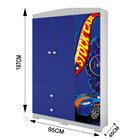 Guarda Roupa Infantil Espanha Stock Car 3 Portas Mdf Valen Mó